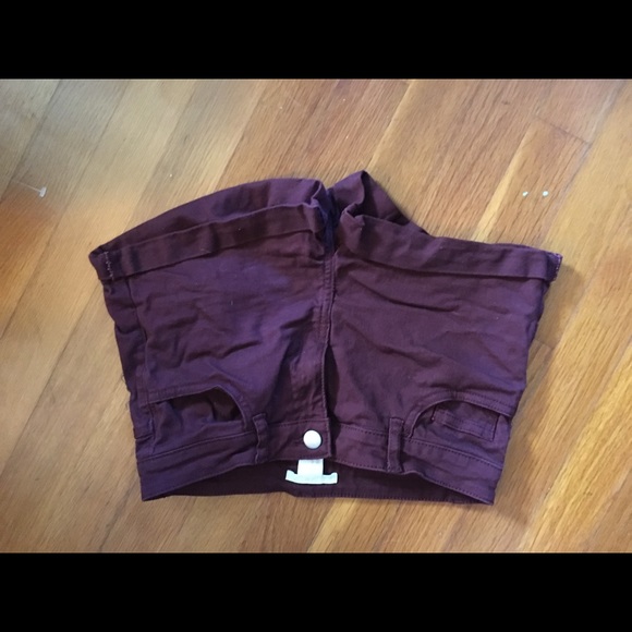 H&M Pants - H&M burgundy shorts